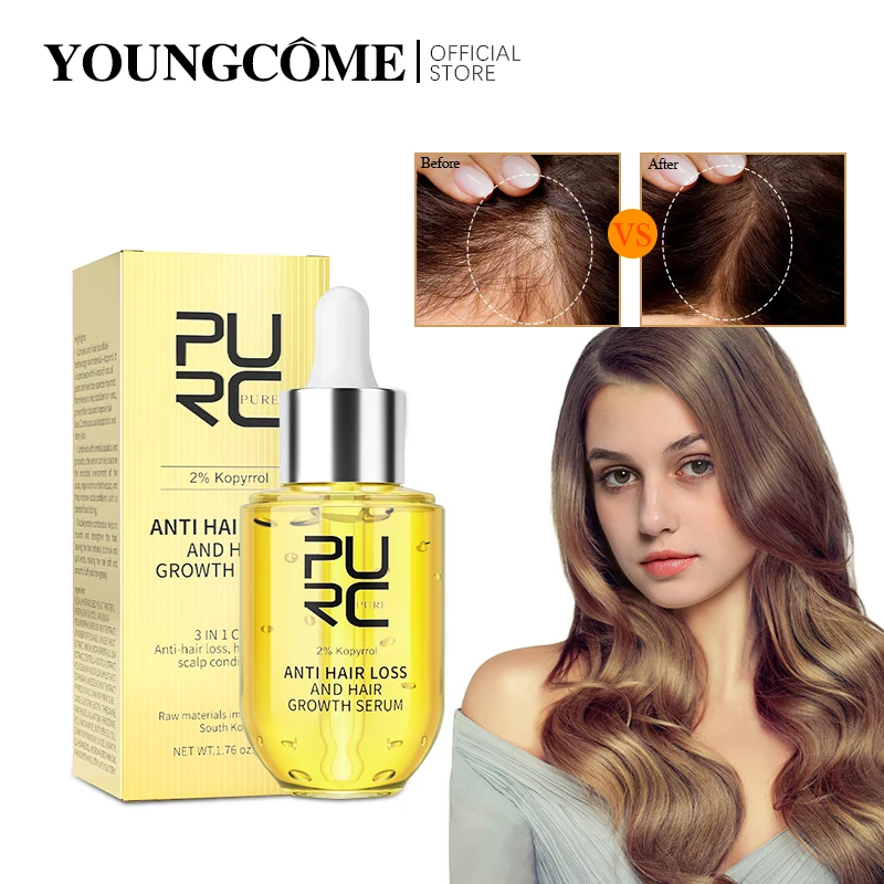 

50ml Fast Hair Growth Serum For Men Women Anti Hair Loss Growth Oil Nourishing Ginger Liquid Repairing Nourishing Beauty Health