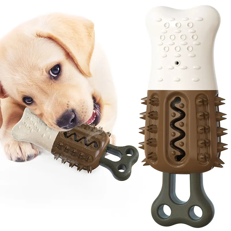 

New Dog Toy Chew Molarclean Teeth Interactive Cooling and Thirst Quenching Fun Small to Medium Dog Toy Ice Cream