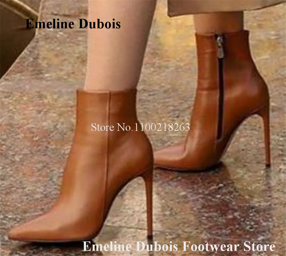 Женские короткие ботинки в классическом стиле коричневые черные белые матовые