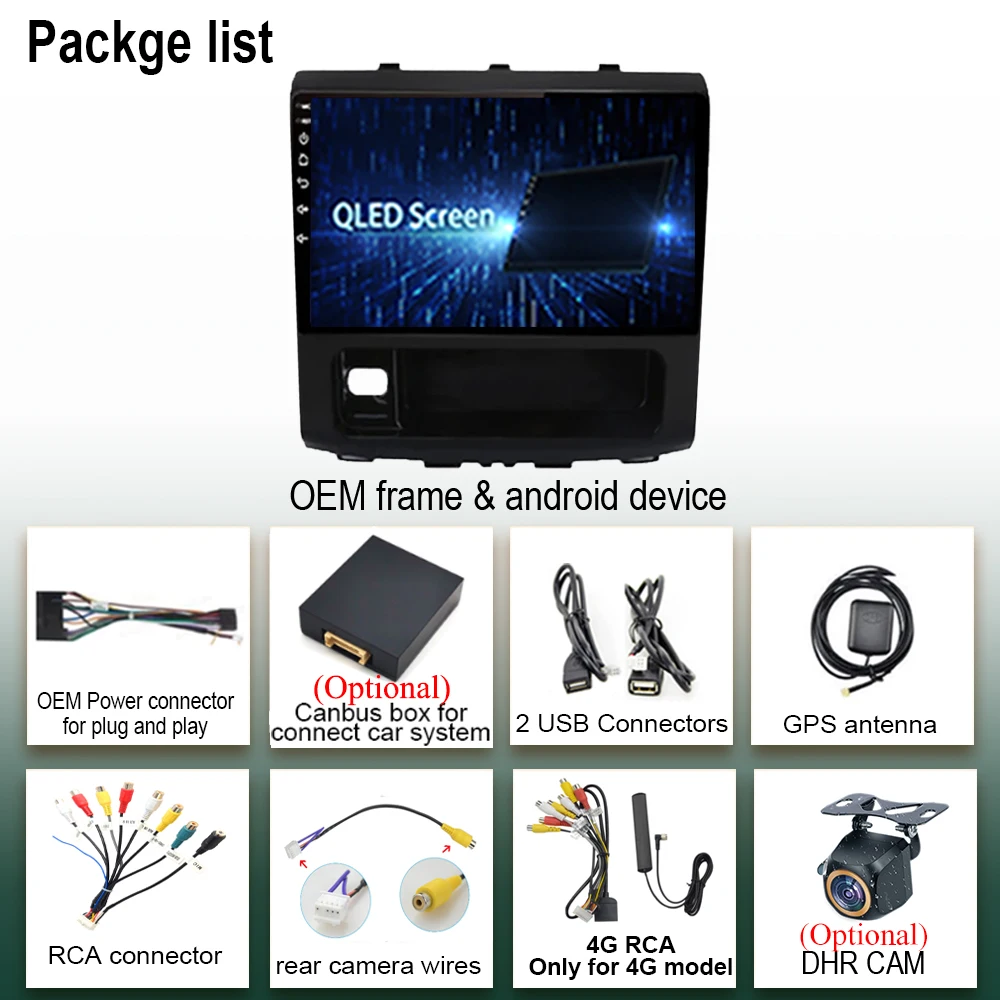 Головное устройство на Android 13 для GREAT WALL Haval Hover H9 2014-2020 Автомобильный плеер