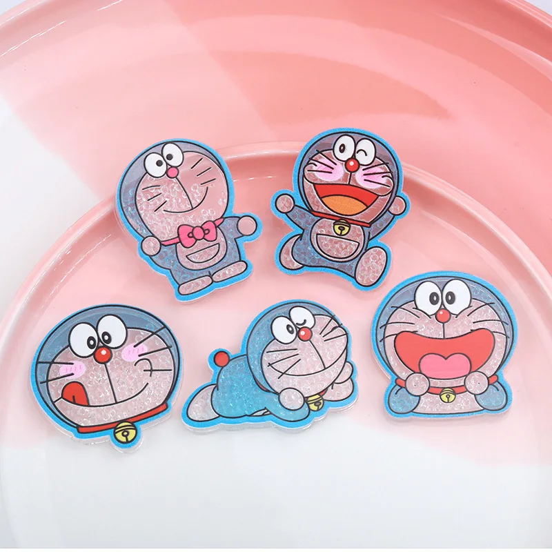 

Anime Accessories Cartoon Cute Doraemons Creative Diy Phone Case Hairpin Material Pack Cute Sweet Birthday Gift