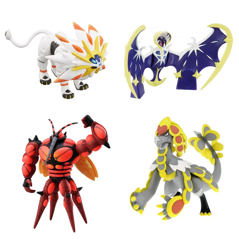 

TOMY Genuine Pokemon Solgaleo Lunala Kommo-o EHP-16 81 82 Toys Hobbies Anime Action Figure Model Dolls Toys Kids Gift