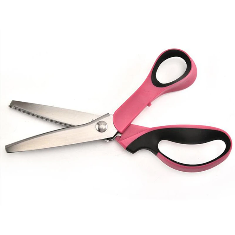 1 шт. 5/7 мм креативные ножницы для кружева с треугольными/дуговыми зубцами Швейные