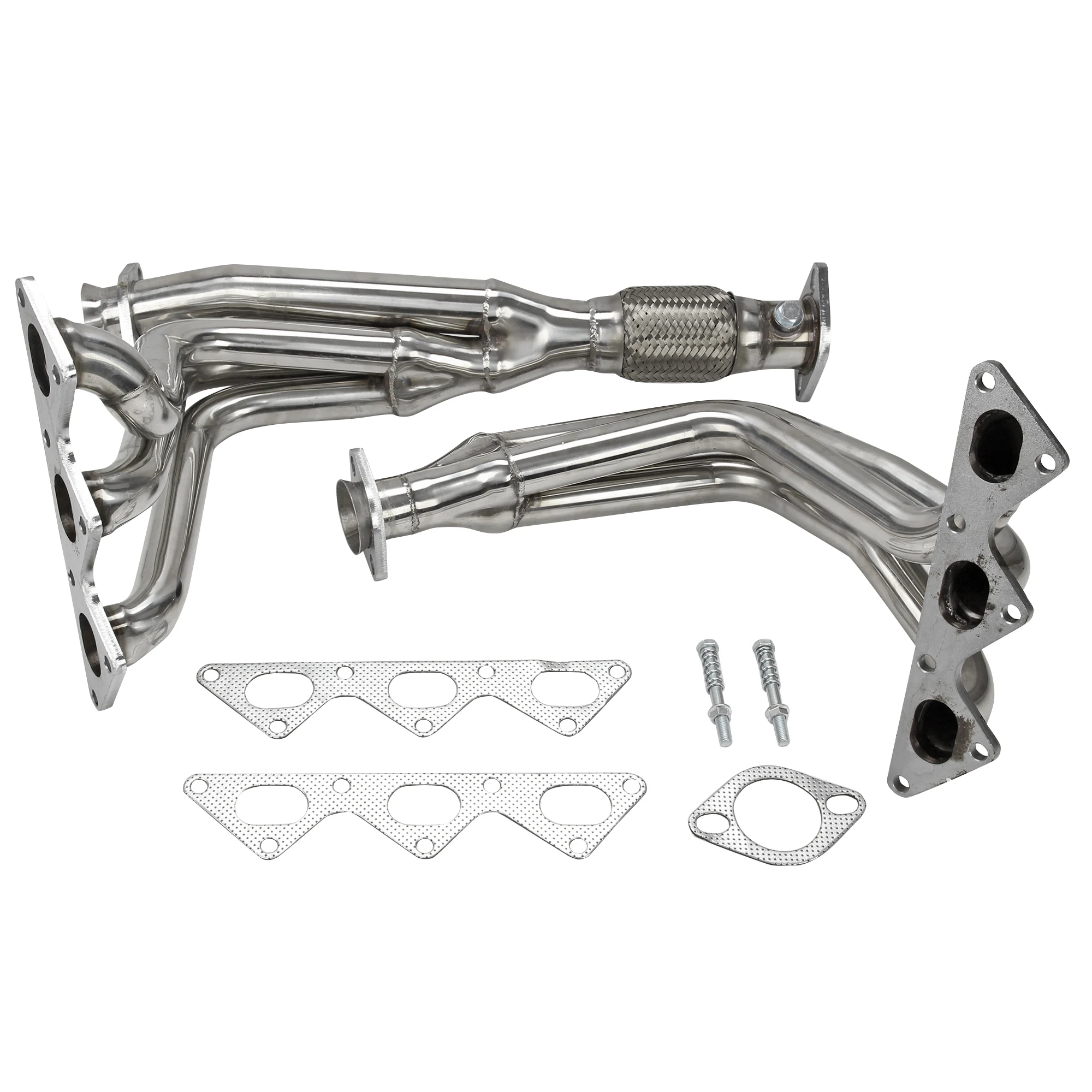 Нержавеющая головка выхлопной трубы для 1991-99 Mitsubishi 3000GT/91-96 Stealth 3 0 N/A VpQ