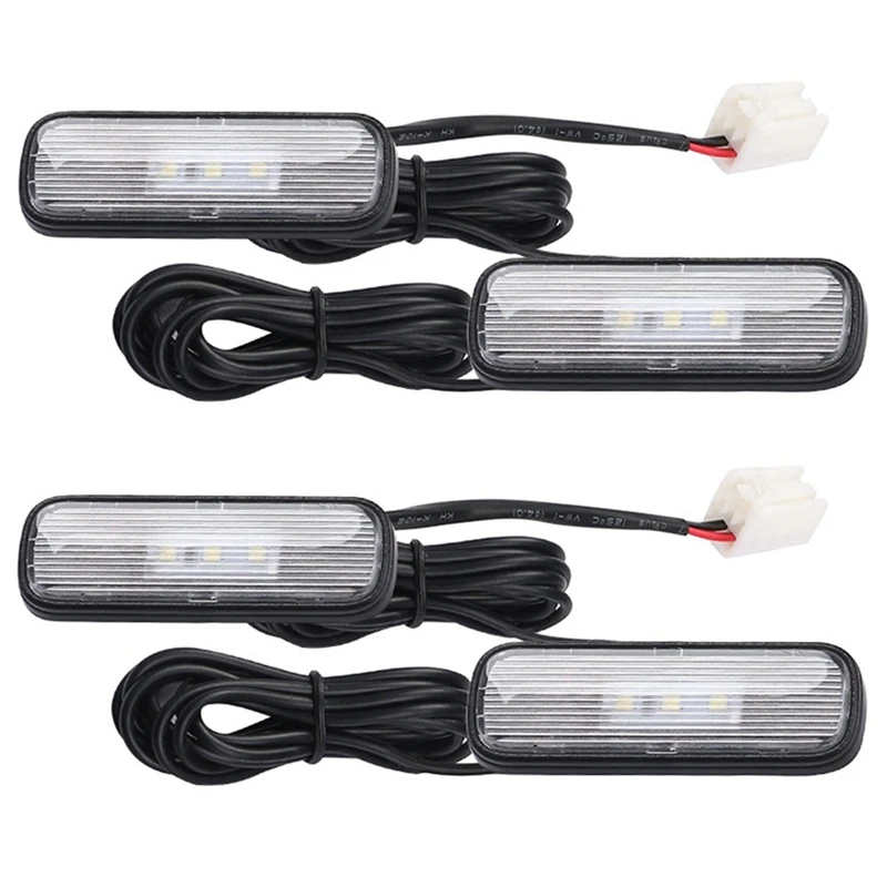 

4PCS Car Light LED Interior Atmosphere Light Decoration Lamp Ambient Foot Light For Honda Civic 10Th 2018-2020 White