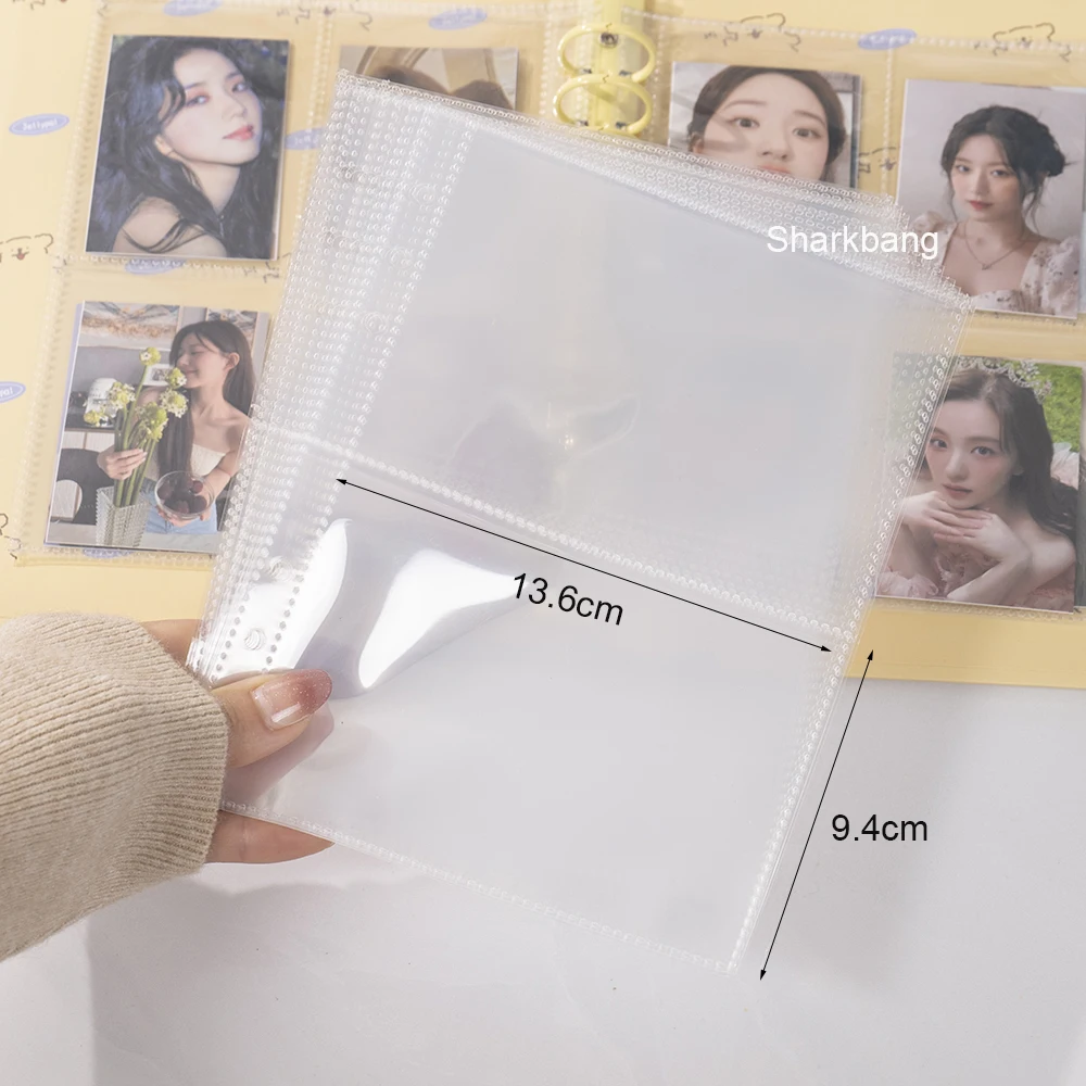 

Кольцо Sharkbang 25 мм A5, цветной блок, папка из искусственной кожи, полный набор для сбора книжного шкафа, 20 шт., сменные рукава, подарочный набор, фотокарточки, альбом