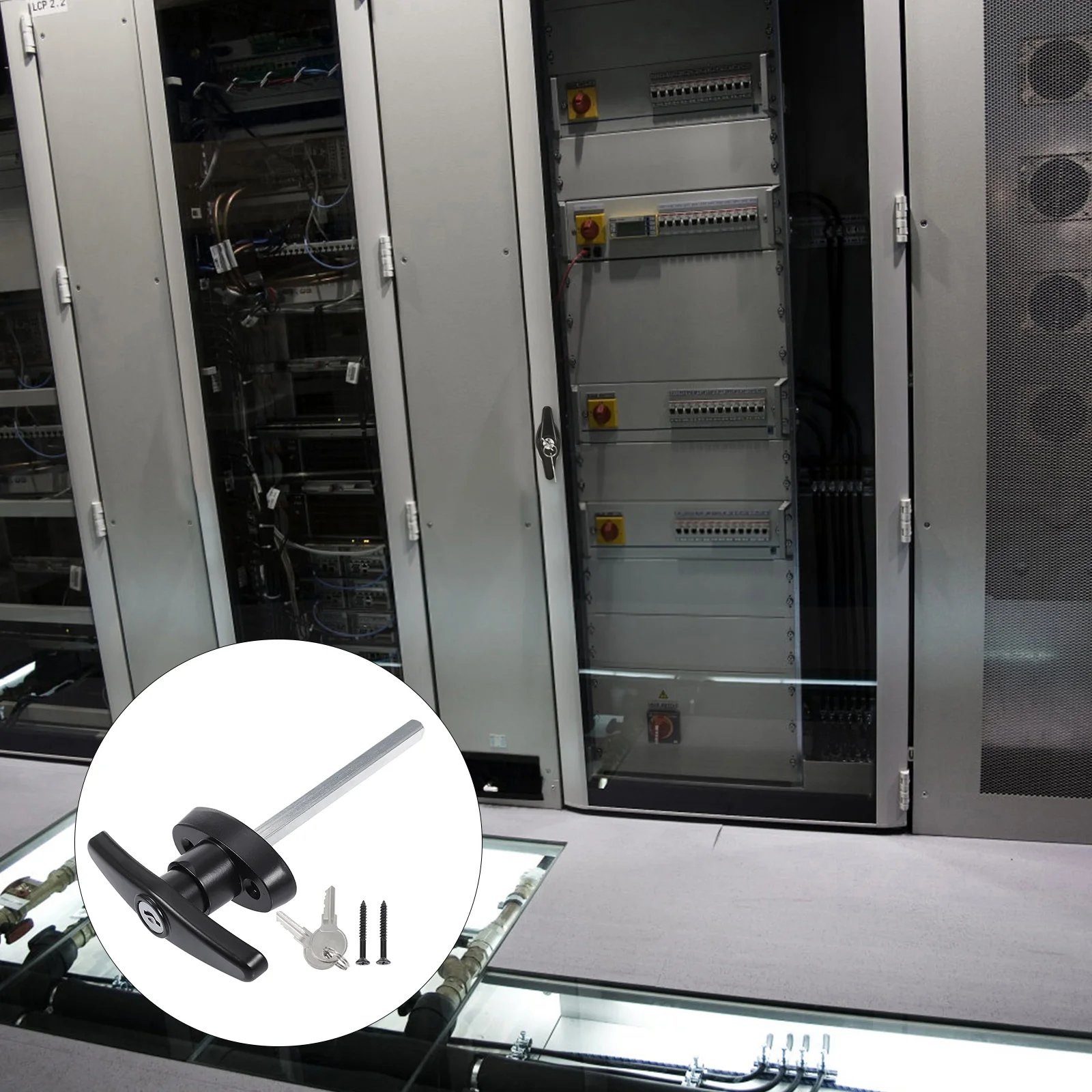 

Door Levers T- Handle Lock Universal Replacement Hardware Locking Cabinet T Type Handle Lock Playhouse Lock Door Hardware Lock