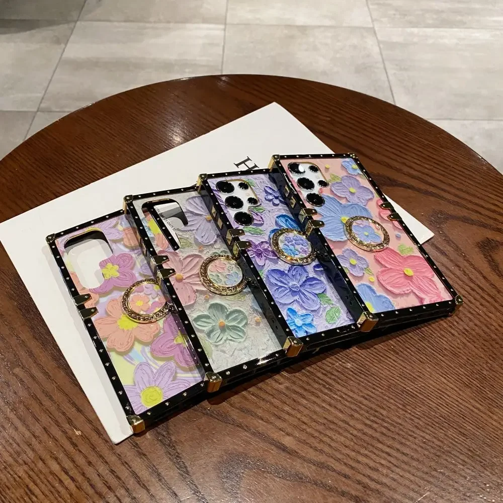 Чехол с кольцом-держателем для Samsung Galaxy S23 S21 S20 FE S22 S24 ...