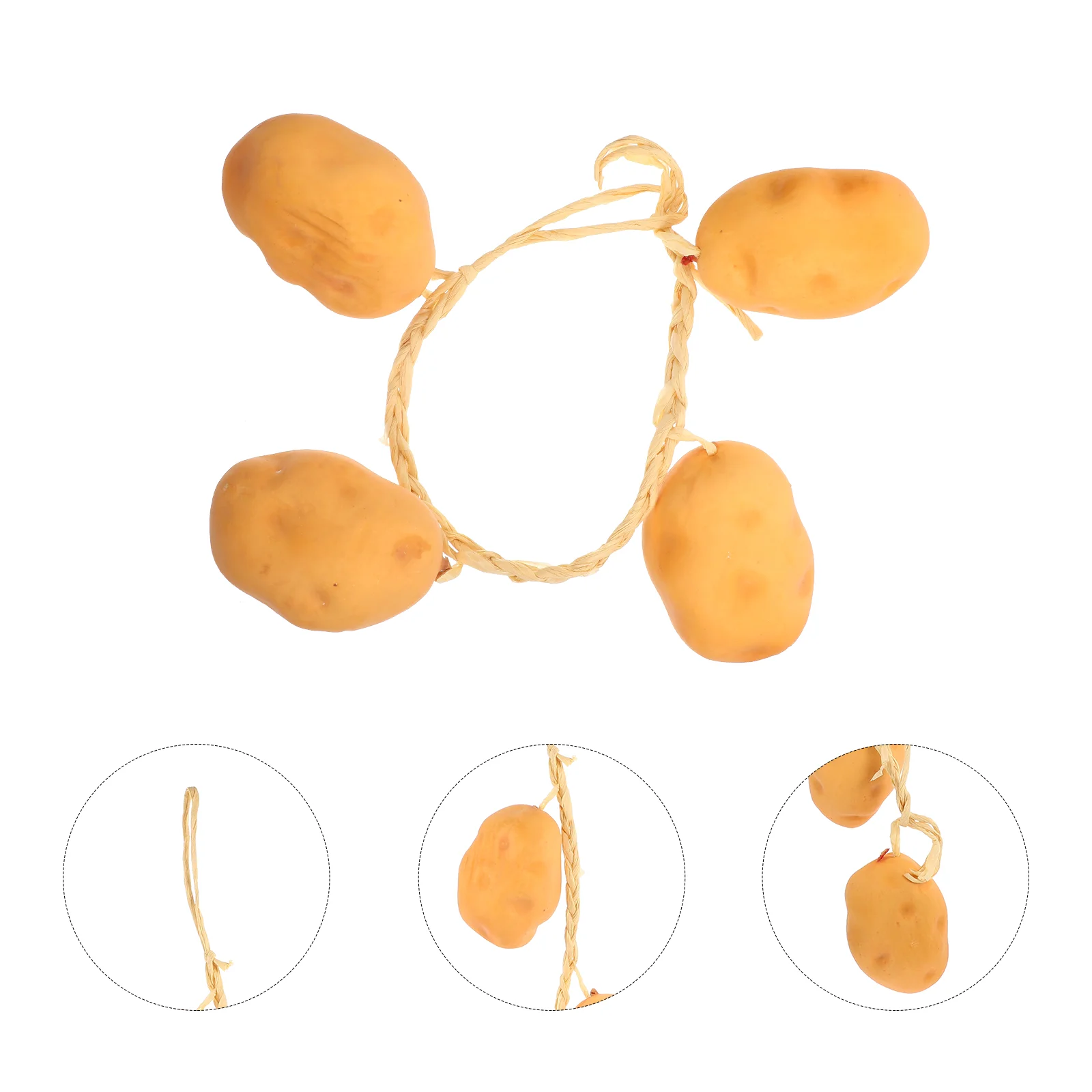 

Potato Hanging Fake Artificial Vegetable Prop Strings Realistic Decor Wall Farm Photo Thanksgiving Farmhouse Harvest Fall String