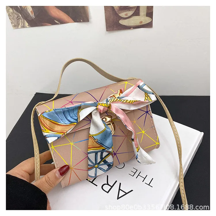 Women's silk scarf handbag ladies handbags2023 Southeast Asia foreign trade small bag small square bag women