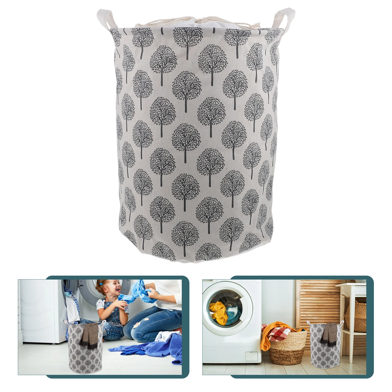 

Laundry Hamper Basket Storage Organizer Clothes Toy Box Cotton Clothing Cube Bins Kids Baskets Foldable Bin Space Saving Home