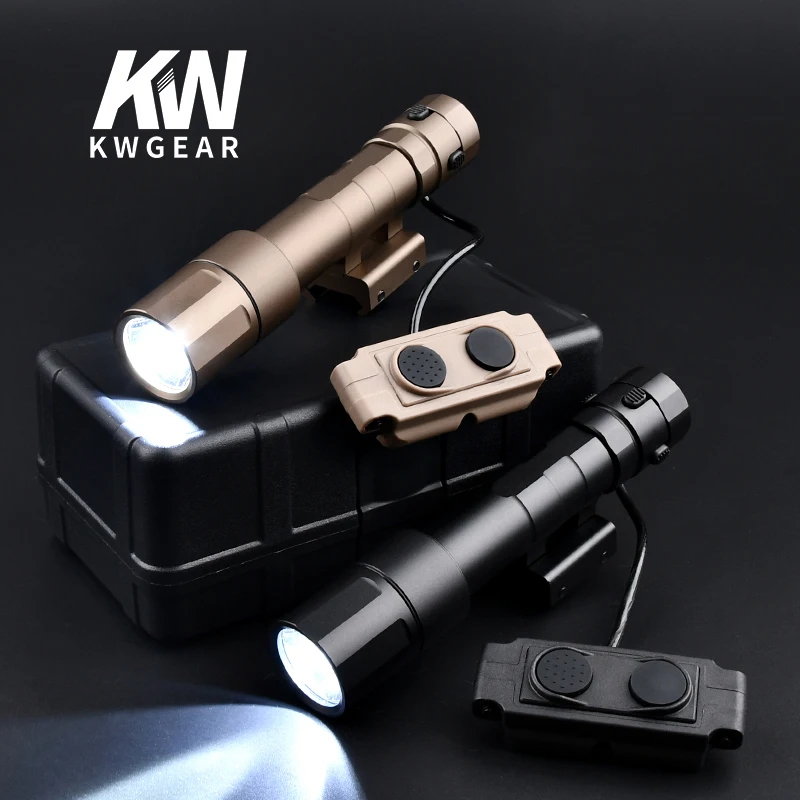 

WADSN Tatical Rein 2.0 Metal Flashlight 20mm Picatinny Rail Weapon Light Cloud Defensive Airsoft Accessories Hungting Gun Light