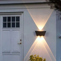 led wall light bat sconce lamp ip65 waterproof home room decoration bedroom bathroom garden lamps indoor outdoor lighting