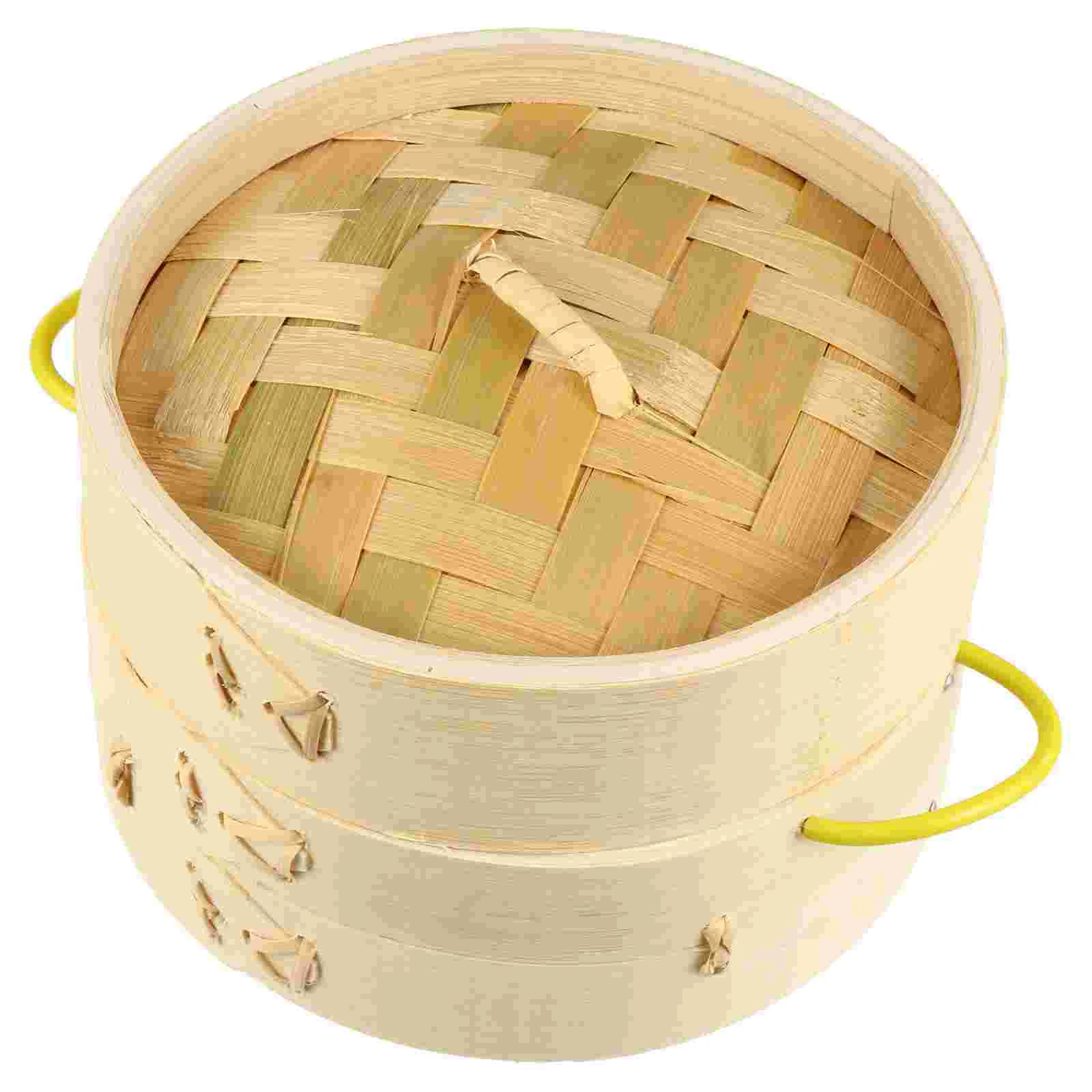 

2pcs Durable Safe Handy Practical Food Steamer Steamer Basket Bun Steamer for Home