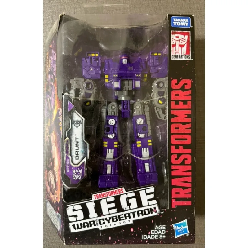 Фото Новые классические игрушки Hasbro Transformers: War for Cybertron Siege WFC-S37 Brunt — коллекционная аниме-фигурка робота для хобби №1