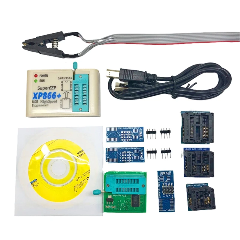 XP866 + SPI FLASH программатор Z Seat 24/25/93 Bios 25T80 burn 8 высокоскоростных программаторов