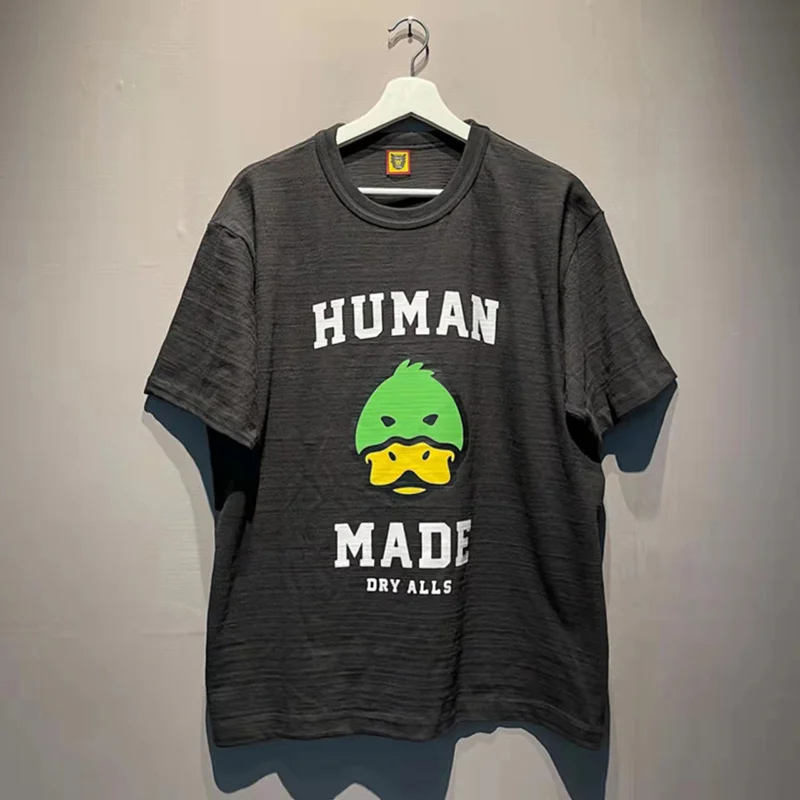 

Мужская хлопковая футболка с коротким рукавом и принтом утки