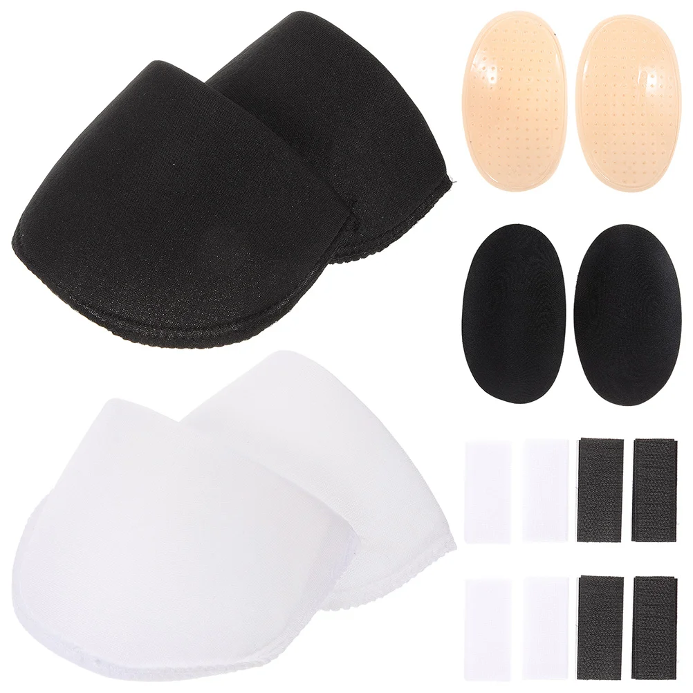 

4 Pairs of Shoulder Pads Women Suits Shoulder Enhancer Adhesive Push Up Shoulder Pads