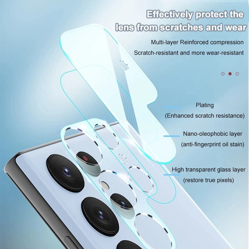 Full Cover Lens Protective Glass for Samsung S21 S22 Ultra S20 FE S10 S9 S8 Plus Camera Protector Film for Samsung Note 20 Ultra