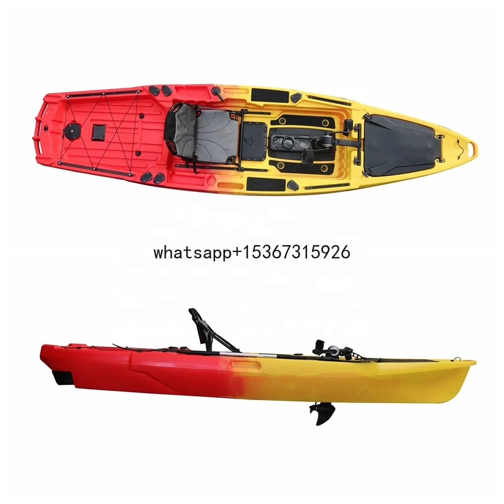 Рыболовный каяк Vicking 13 футов с педальным приводом оптовая продажа на одного