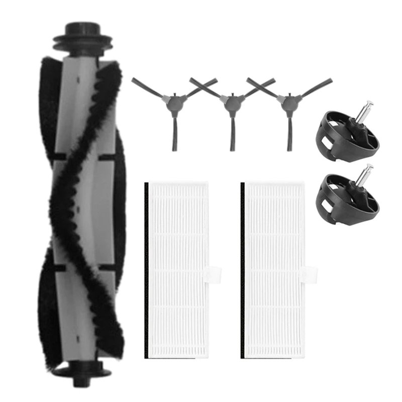 

8Pcs Accessory for Coredy R3500 R3500S R550 R650 R600 R700 Robotic Vacuum Cleaner Main Side Brush Filter Wheel Parts