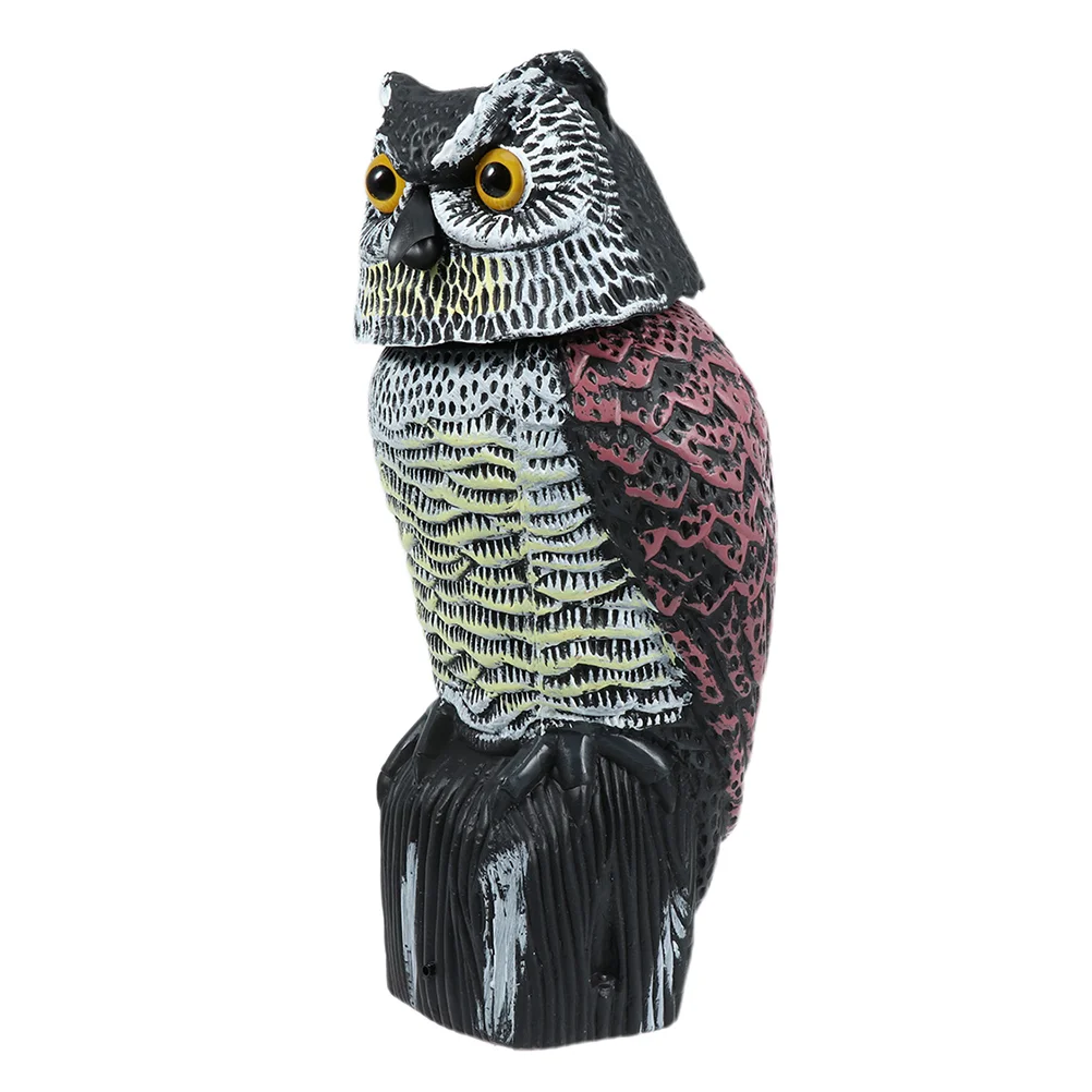 

Decoration Owl Garden Decoration Rotatable Owl Model Owl Model Ornament for Garden Decor Housewarming Decoration