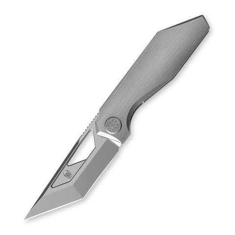 Нож ручной работы с титановым покрытием и керамическим покрытием