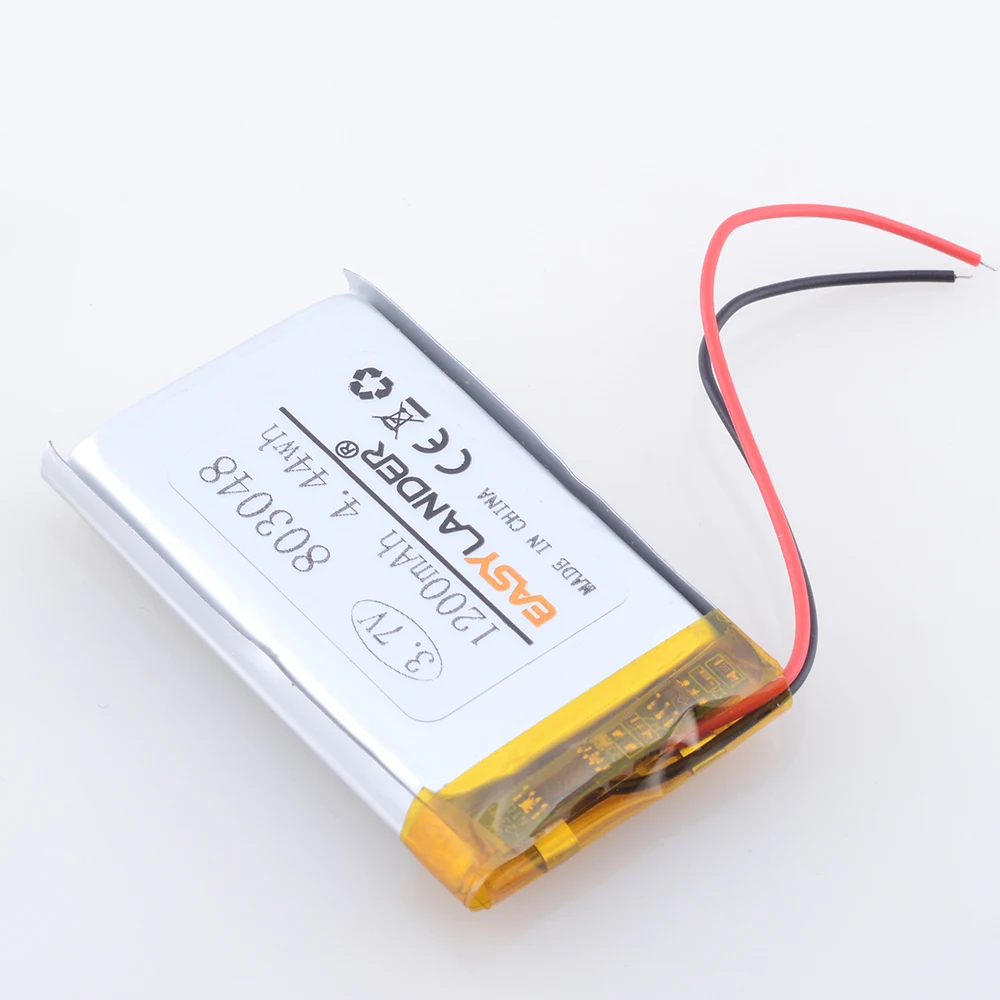 Фото 3,7 В 1200 мАч Полимерная литиевая аккумуляторная батарея Lipo 803048   Для детской оптики DXR-8 Видеоняня Sp 803048   DXR8 №4