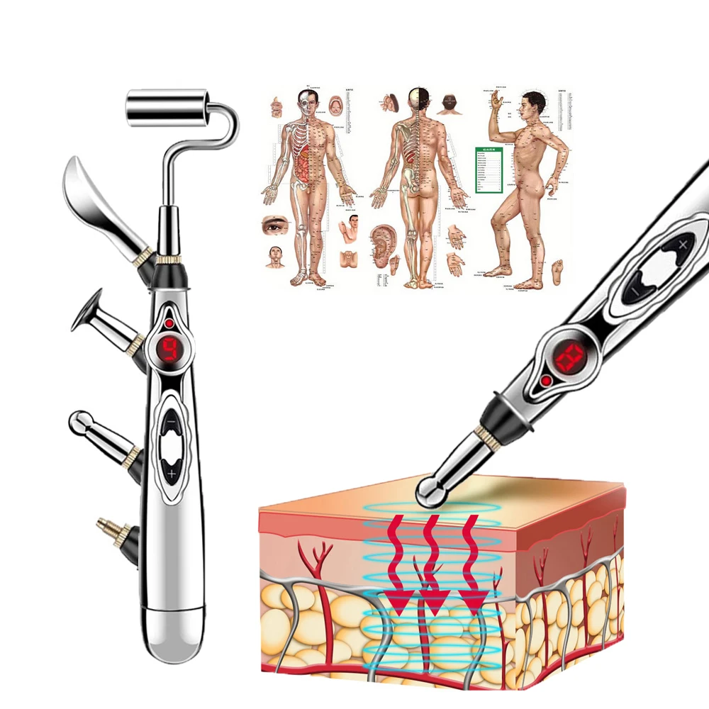 

Acupuncture Pen Body Meridian Energy Electric Meridians Laser Therapy Heal Electronic Massage Pen Relief Pain Tools Massager