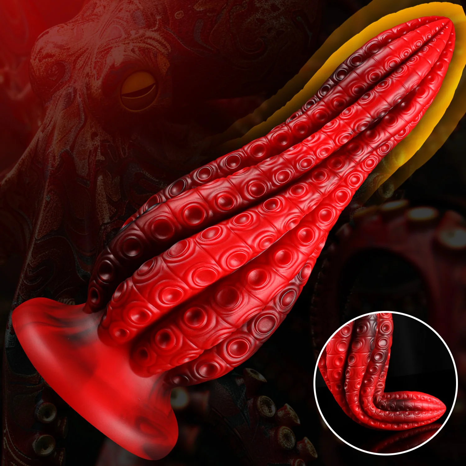 Фэнтезийное животное осьминог щупальце анальная пробка фаллоимитатор анальный