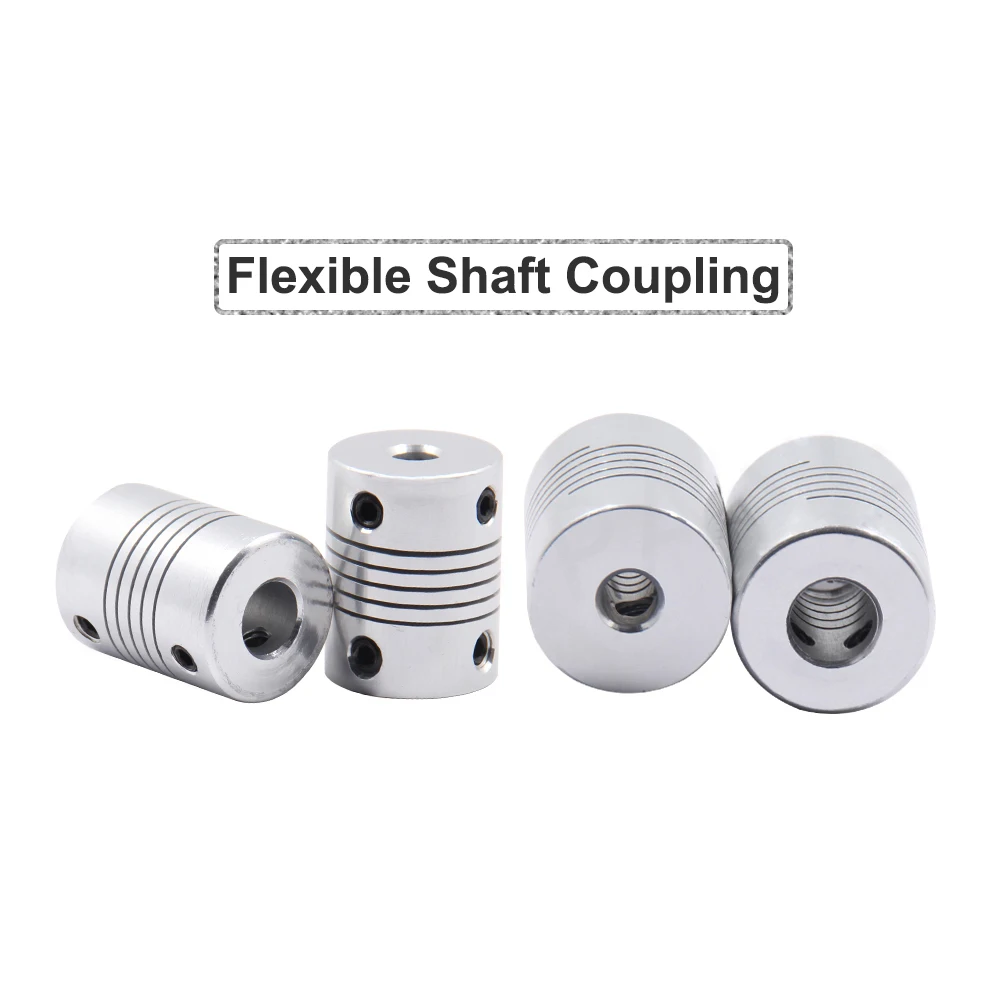 2 шт. муфта вала D19 * L25, алюминиевая щелепа, муфта вала от 5 мм до 8 мм, шаговый двигатель с ЧПУ, эластичная муфта, гибкая муфта вала