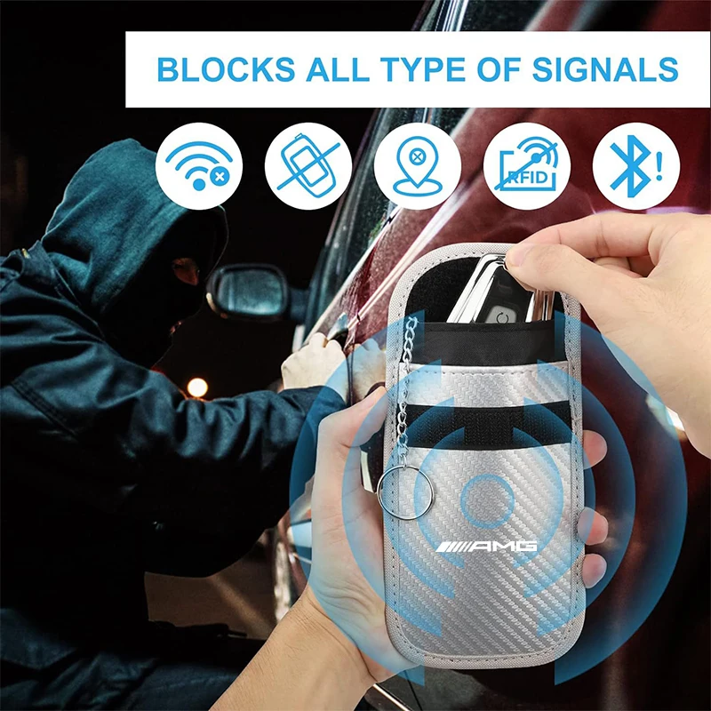Защитная противоугонная сумка для автомобильных ключей аксессуары хранения