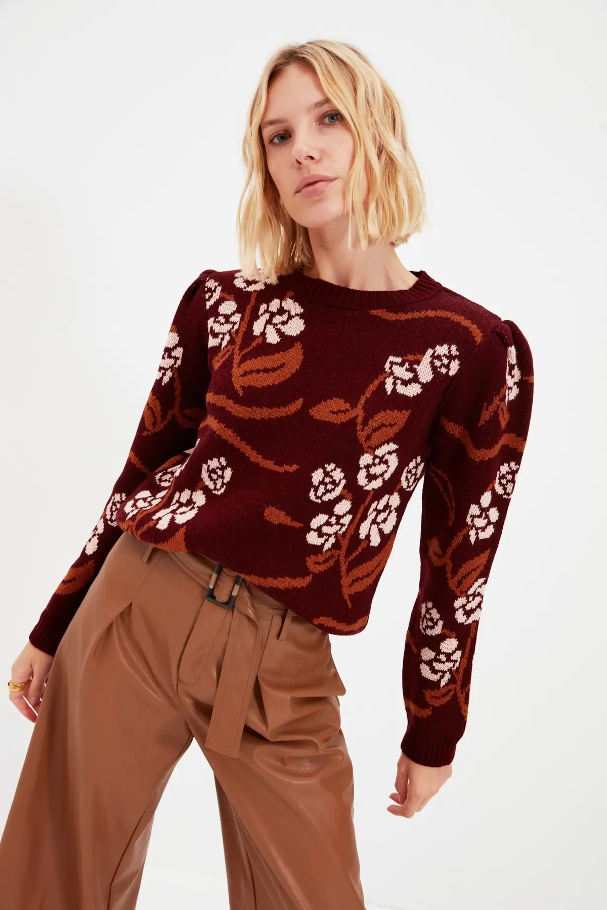 

Trendyol Jacquard Knitwear Sweater TWOAW22KZ0527