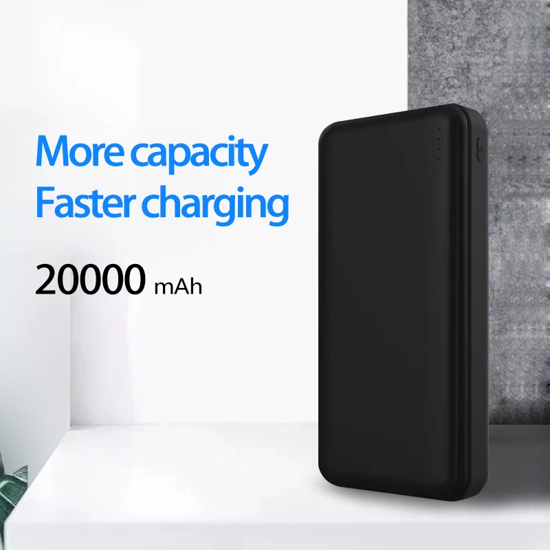 

20000mAh Portable Charger, Dual Input and USB Output, Power Bank Fast Charge, Magnetic Safe, For Mobile Phones, Pad, Watches, et