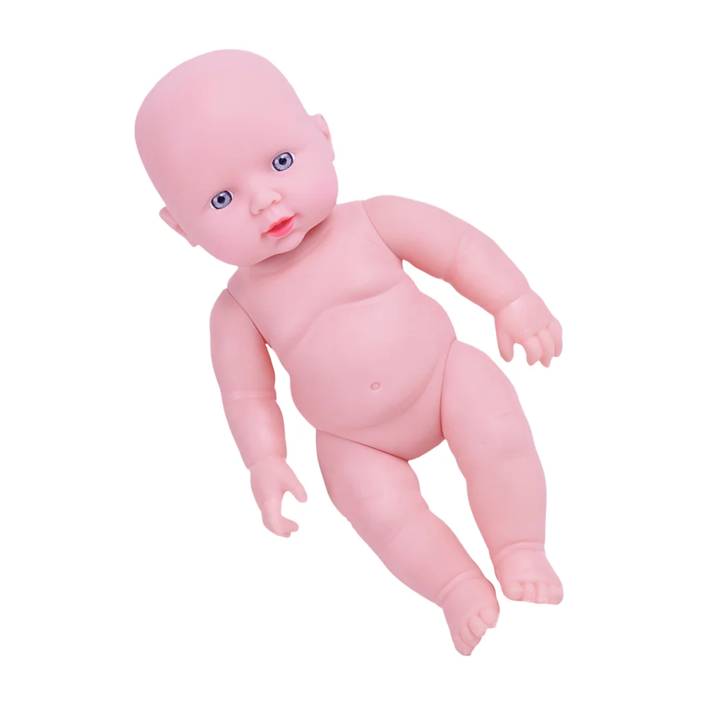 

30cm Baby Simulation Newborn Girl Emulated Dolls Expression Children Gift Baby Toy Birthday Gift (Pink, Naked)