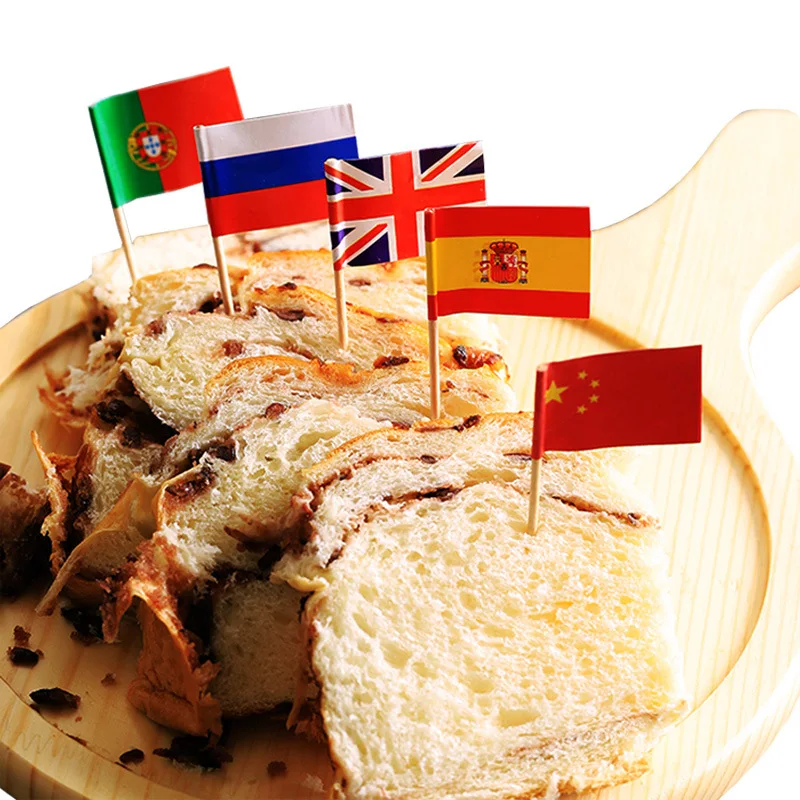 100 шт./компл. мини-флаг мавританской Формы для кексов коктейлей тортов топперов