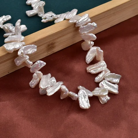 Натуральный жемчуг бусина 10 мм  36 см