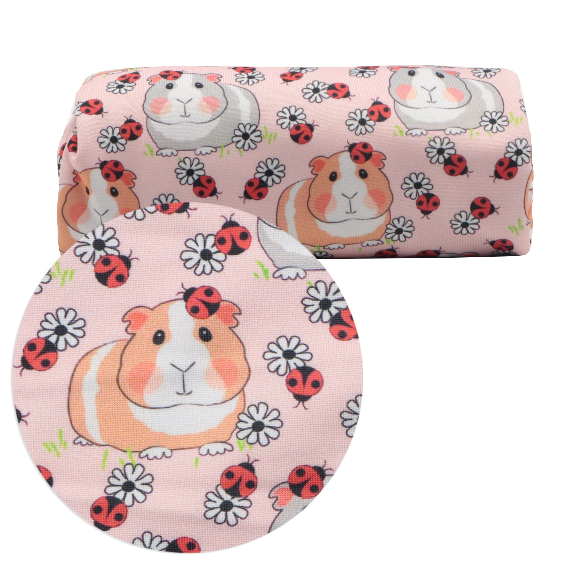 Ткань хлопчатобумажная с принтом божьей коровки 50*145 см |