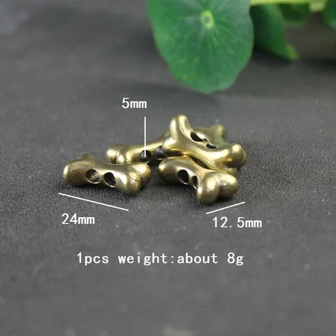 Латунные бусины для ножа  Bone Brass