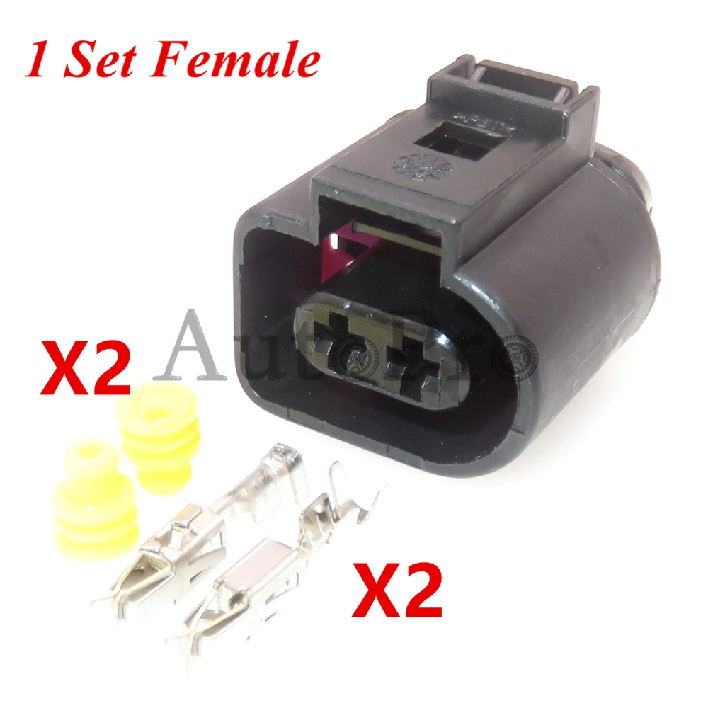 

Кабель для противотуманных светильник р автомобиля, 1J0973722, 8D0973822, 1717692-1, водостойкий, 2 отверстия, для двигателя VW, Audi, 1 комплект