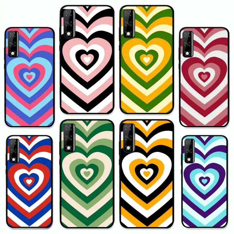 

Love Heart Phone Case For Huawei Y9 Y8 Y6 Prime Y7 Pro Y8s Y5 Mate 20 Pro 10 lite Cover