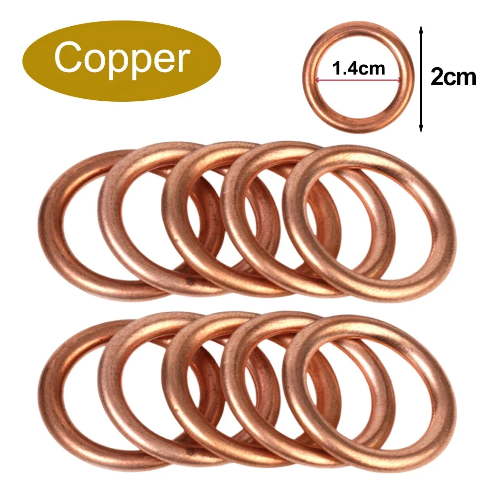 Автомобильный масляный поддон, сливная прокладка, дренажный болт, алюминиевая/медная пробка для сливной пробки масла, сменные аксессуары для Volkswagen Audi