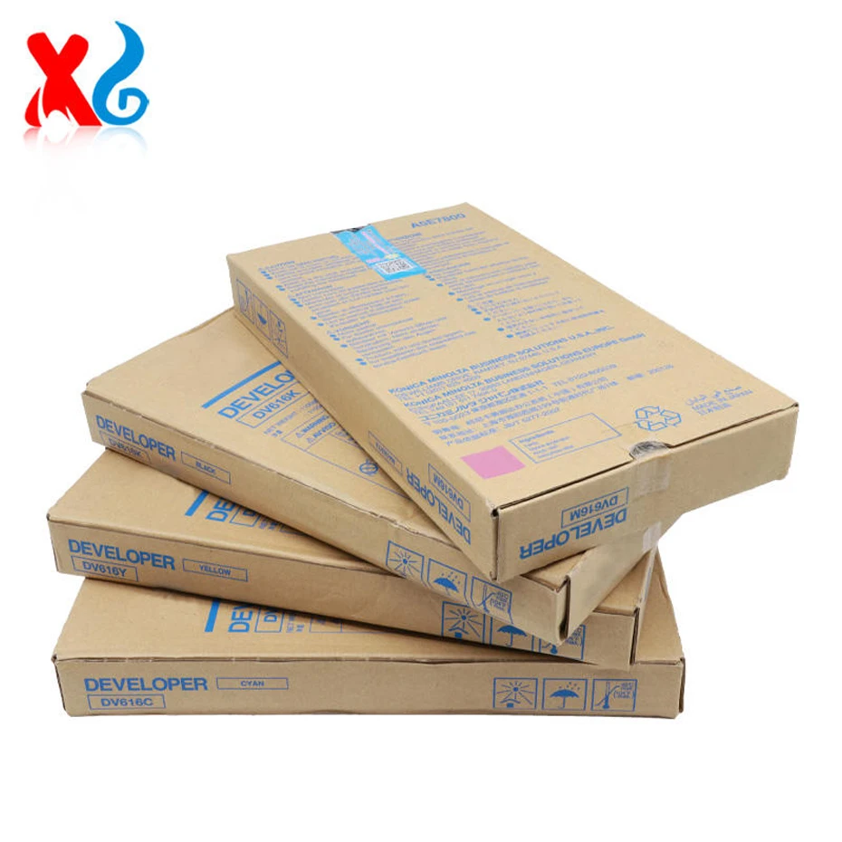 Оригинальный порошок разработчика DV616K DV616C DV616M DV616Y для Konica Minolta Bizhub Press C1085 C1100 C6085