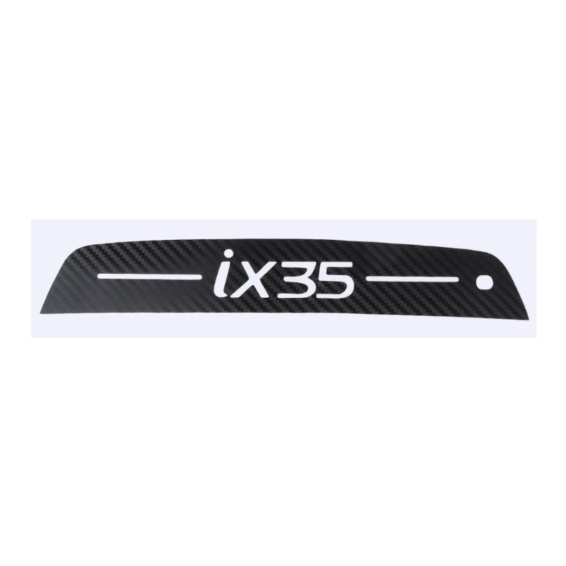 

Rear Spoiler Trunk Bumper Brake Light Sticker Carbon Fiber for hyundai ix