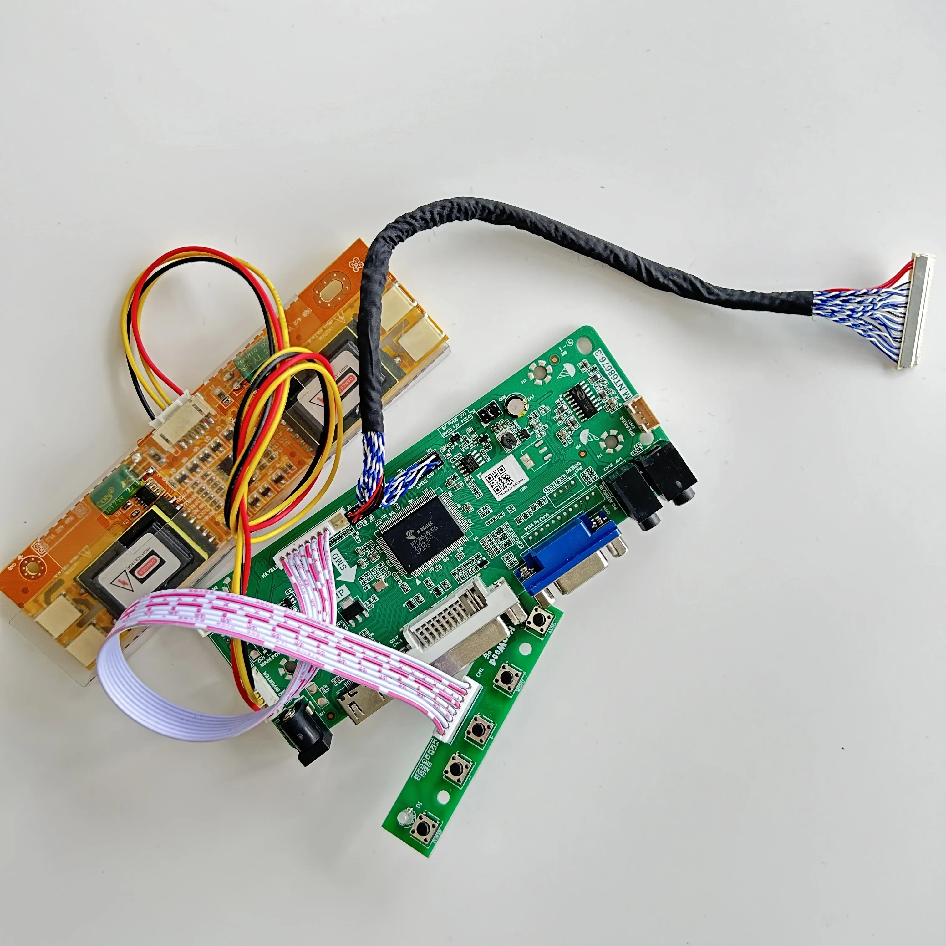 Controller board HDMI-compatible VGA DVI M.NT68676 for M270HW01 V0/V1 1920X1080 LCD panel screen 27&quot monitor display DIY