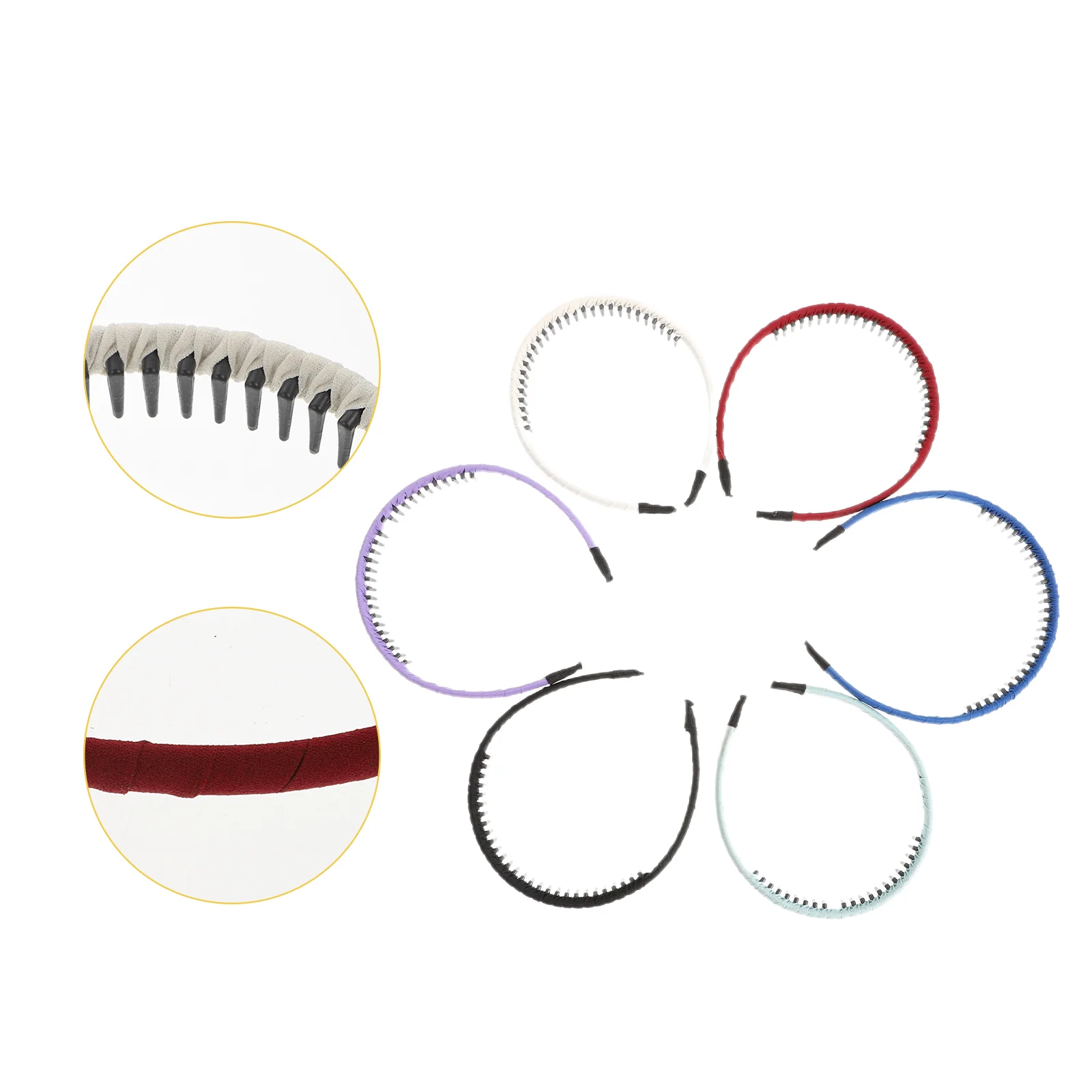 

Hair Headband Hoops Headbands Teeth Face Hoopcomb Hairband Anti Non Fitness Washing Women Hairbands Beauty Sportswash Piece
