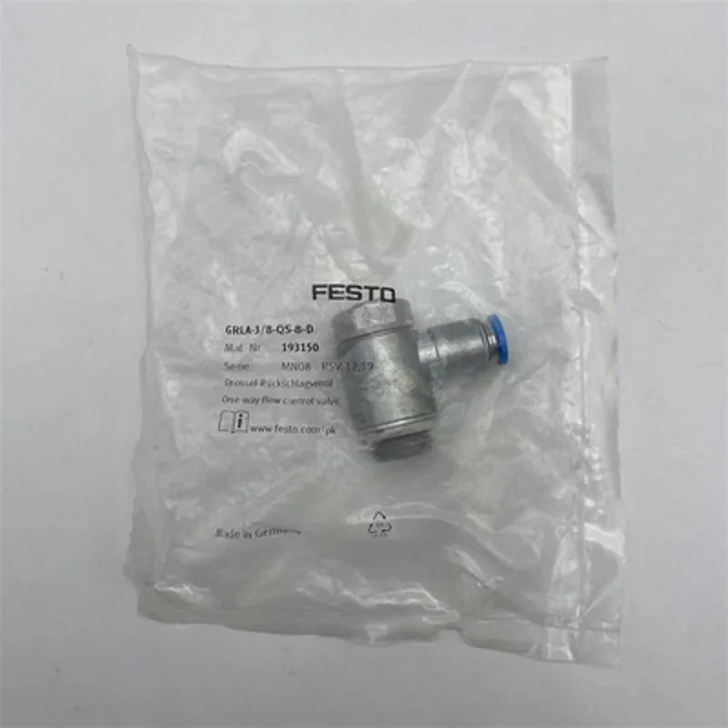 FESTO оригинальный односторонний клапан дроссельной заслонки GRLA-3/8-QS-8-D 193150 |