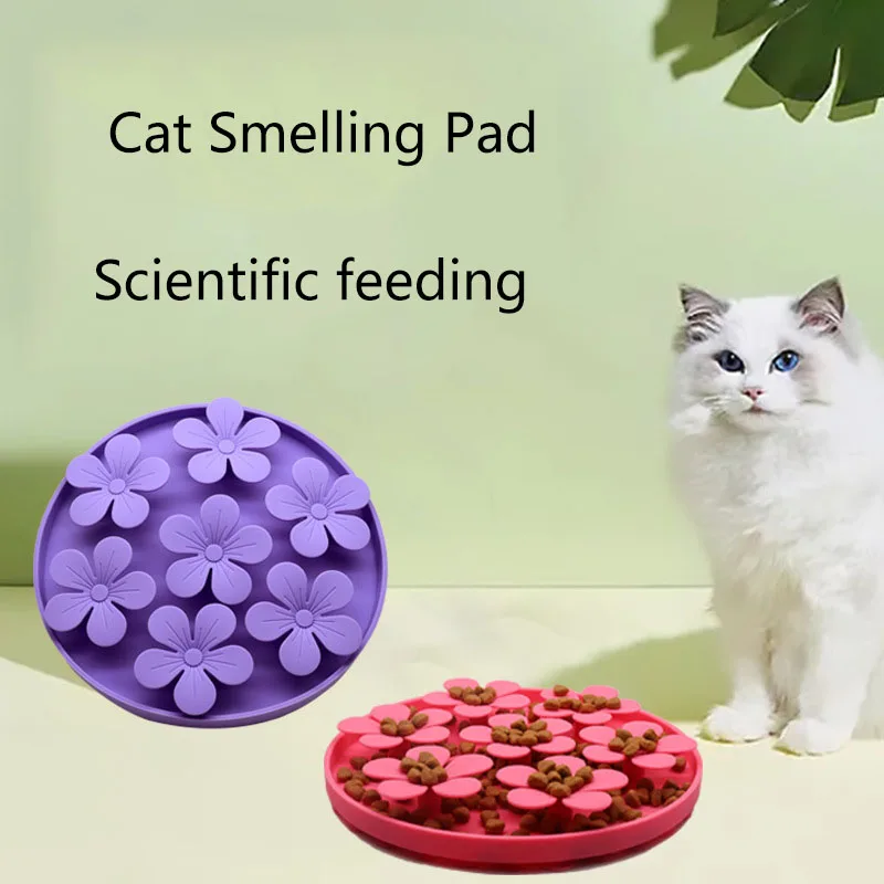 

Silicone Pet Licking Pad Nonslip Slow Feeder Dog Bowls Dog Supplies Licking and Smelling Pad Pet Feeder