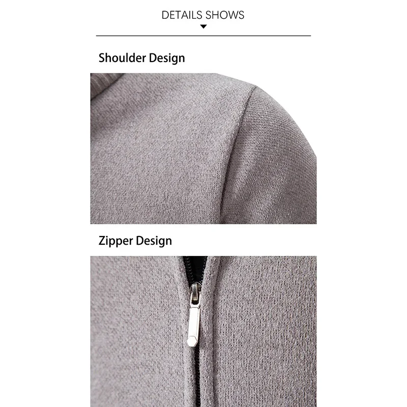 Повседневная Новая Осенняя мужская вязаная куртка Утепленное зимнее пальто