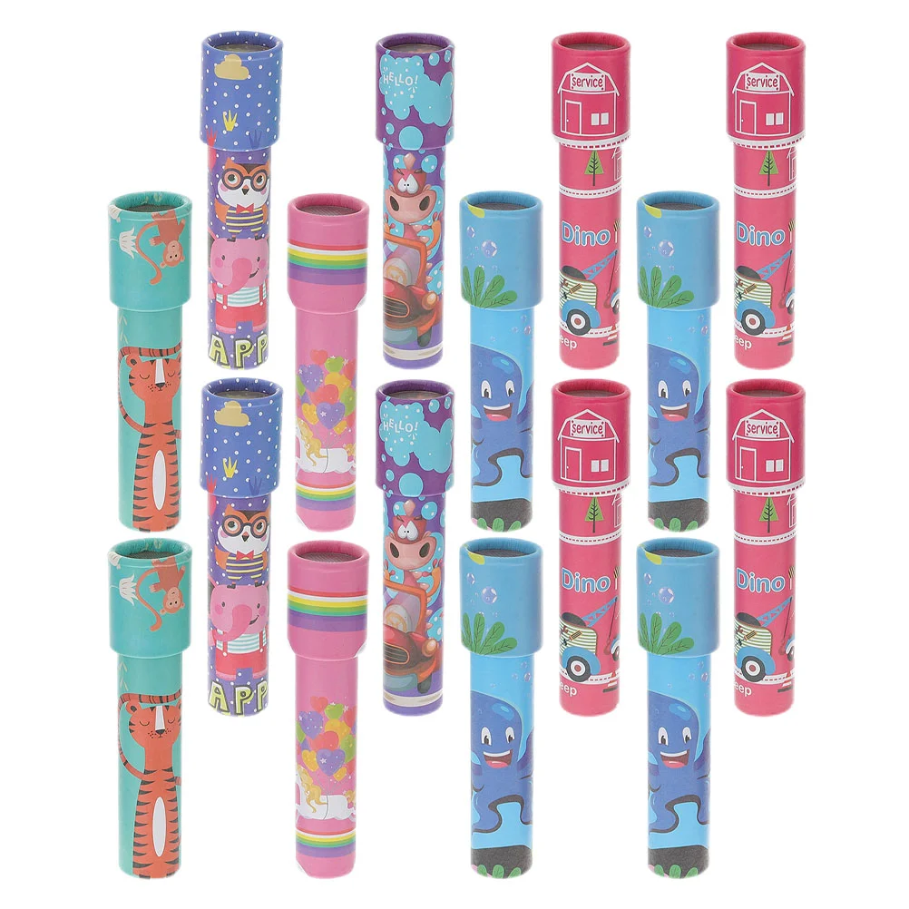 

30 Pcs Kaleidoscope Kids Learning Toy Treasure Box Scientific Paper Observation Toddler